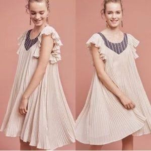 Anthropologie HD in Paris Saunier Pleat Swing Dress BNWT - S